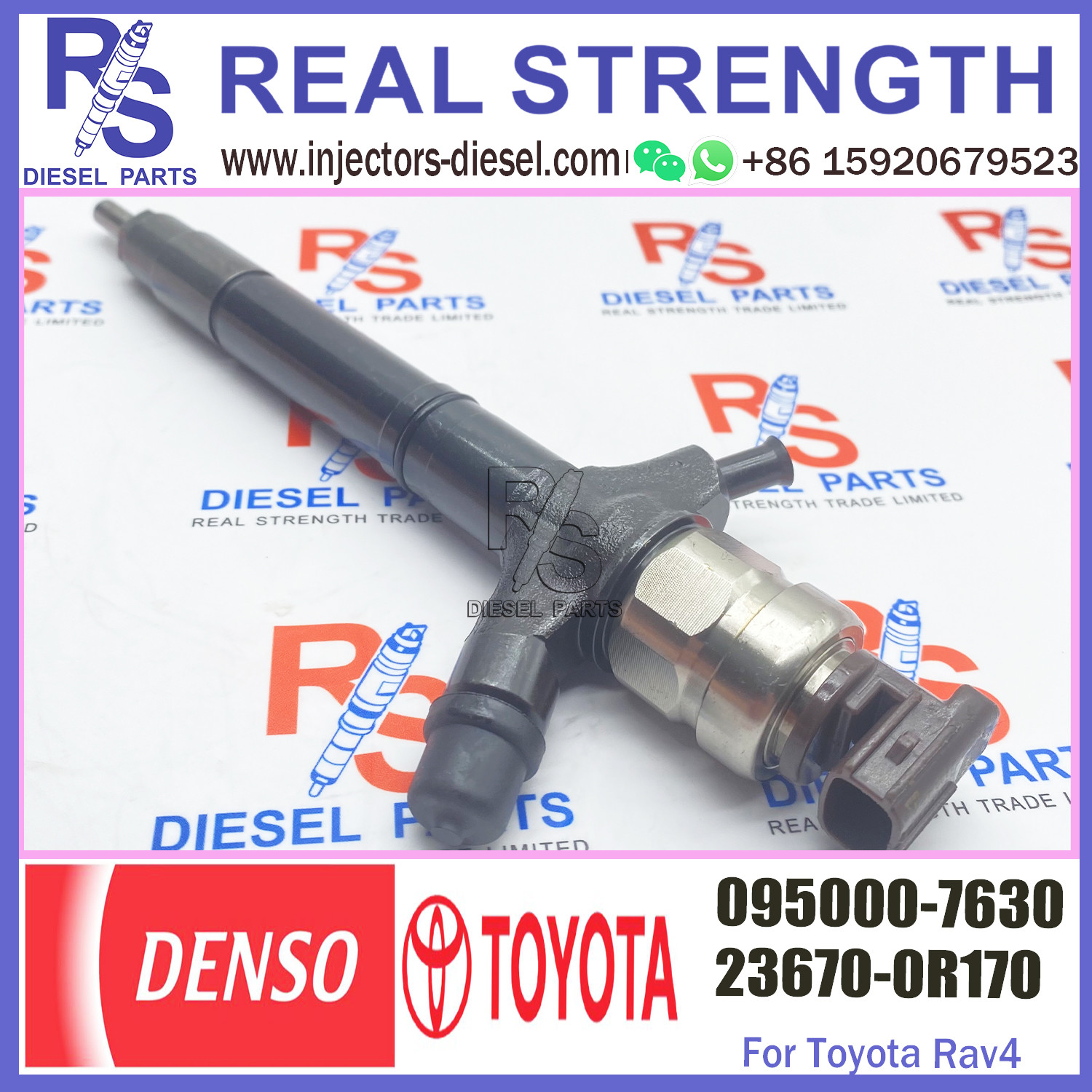 diesel fuel engine injector 095000-7630 23670-0R170 engine high pressure pump engine injection injector 095000-7630