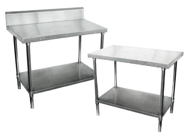 304 Stainless Steel Kitchen Equipment , Adjustable Shelf Stainless Steel Working
