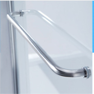 Folding Tempered Glass Shower Screen , OEM Tub Shower Door