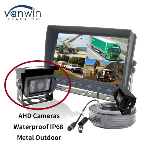 Super Wide Angle IP68 1080P AHD Car Surveillance Camera For Bus Truck Trailer
