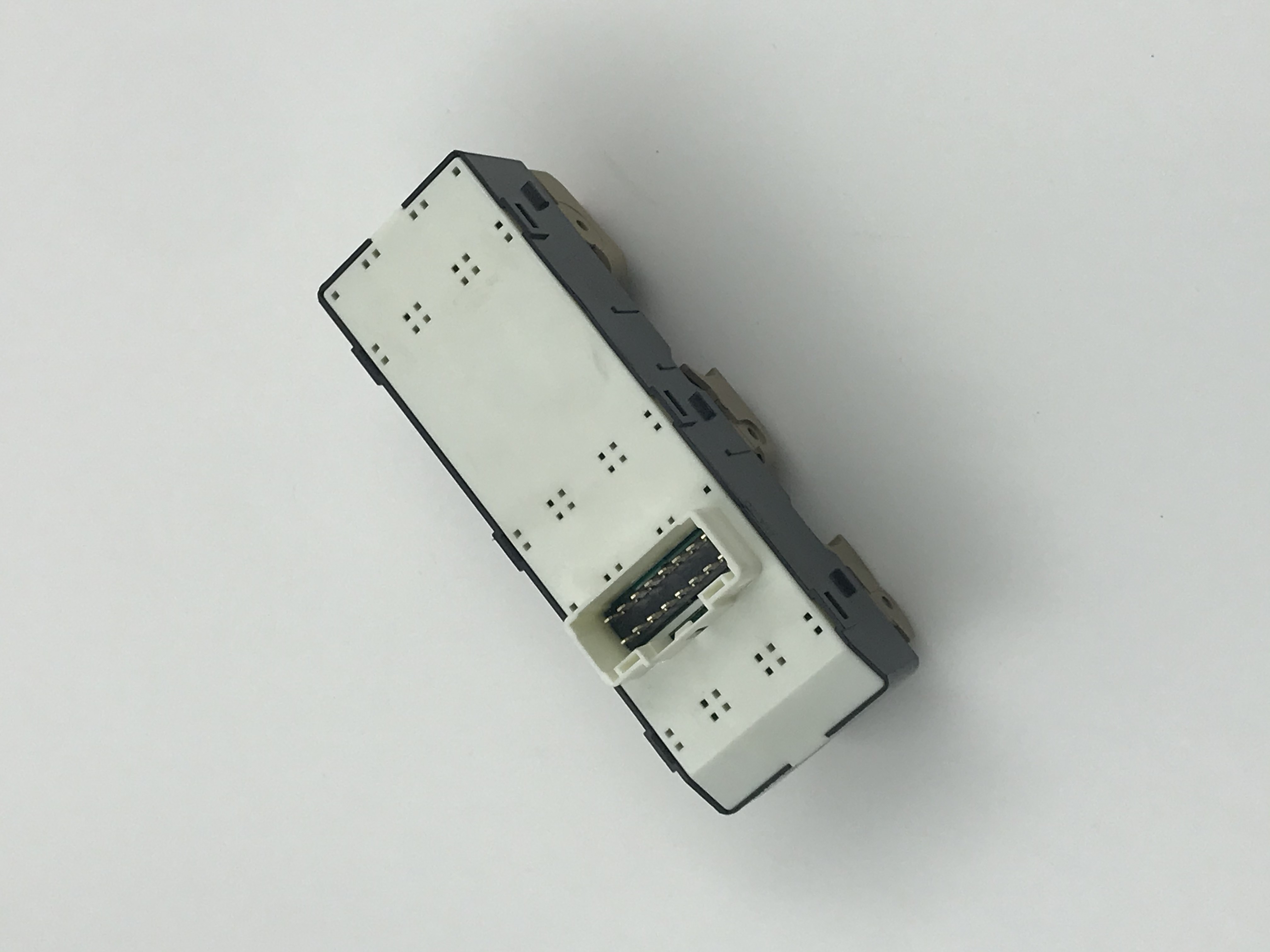 Auto Power window switch Front Left Single row cream-colored for Hyundai Elantra four door with light OE 93570-4V000YDA