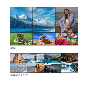 9 HDMI 13 and 1 HDMI 20 Output Interface HDMI Matrix Switcher Supporting 15