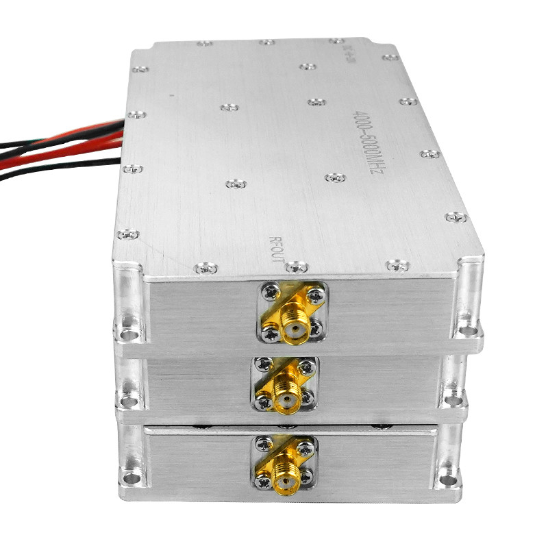 UAV FPV wireless signal jammer Module WIFI 5G 5000-6000MHz 50W power amplifier