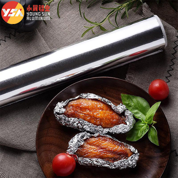 Household Foil Aluminum Heavy Duty Food Grade Paper In Roll Aluminum Foil