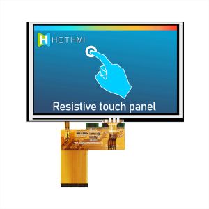 5 Inch Resistive Touchscreen TFT LCD With 800x480 Resolution