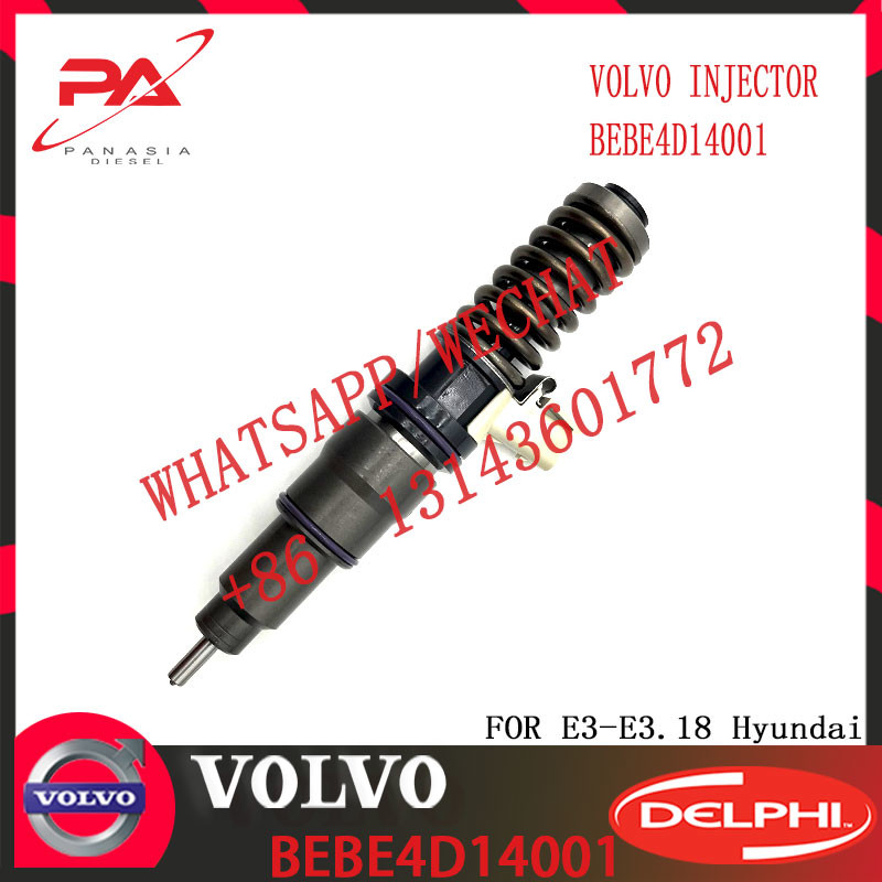 20780666 Diesel Fuel Injector 4 Pins EUI Unit BEBE4D14001 BEBE4D14101 For V-O-L-V D16 3512 TIER 3