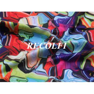 Repreve Recycled Spandex Plain Fabric Activewear Made From Recycled Plastic