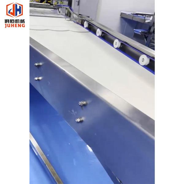 Semi Finished Instant Food Shredded Pancake Layered Paratha Making Machine Fully