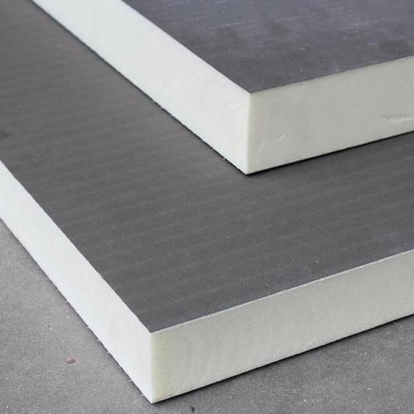 Grey High Density Fire Insulation Mortar Polyurethane Insulation Board Custom