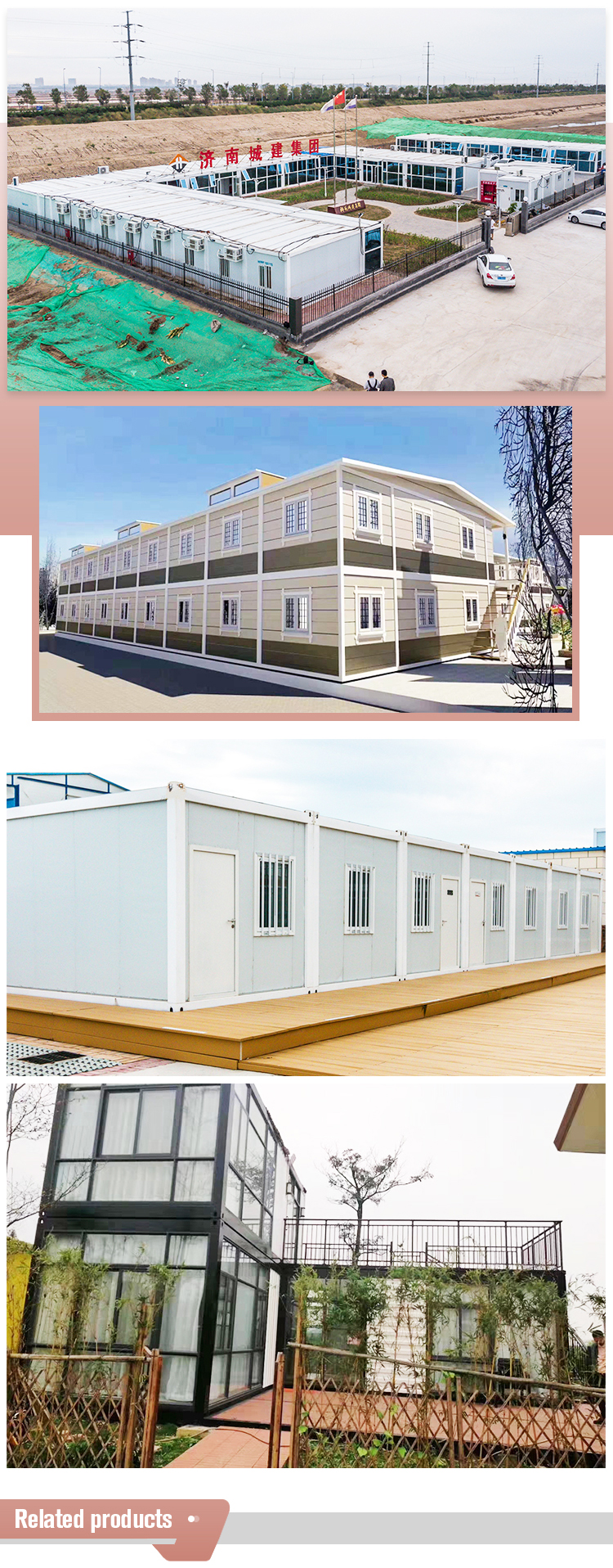 Zopntop Luxury Glass Wall Living Prefab Modular House Prefabricated Canada Container House