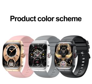  HK80 Smart Watch 1.95inch Amoled Men BT Voice Assistant Health Monitoring Rotating Crown Manufactures
