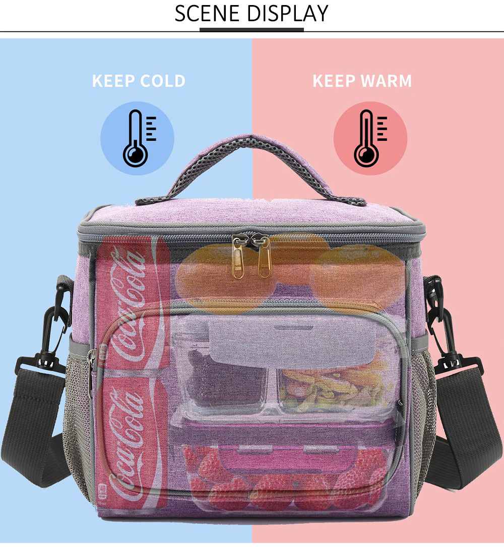 Adult Lunch Box Thermal Cooler Bag Lunch Container for Women Men Work Picnic