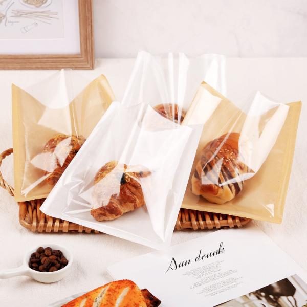 2023 Arrive Disposable Food Takeaway Paper Bag with Hand Length Handle and Oil
