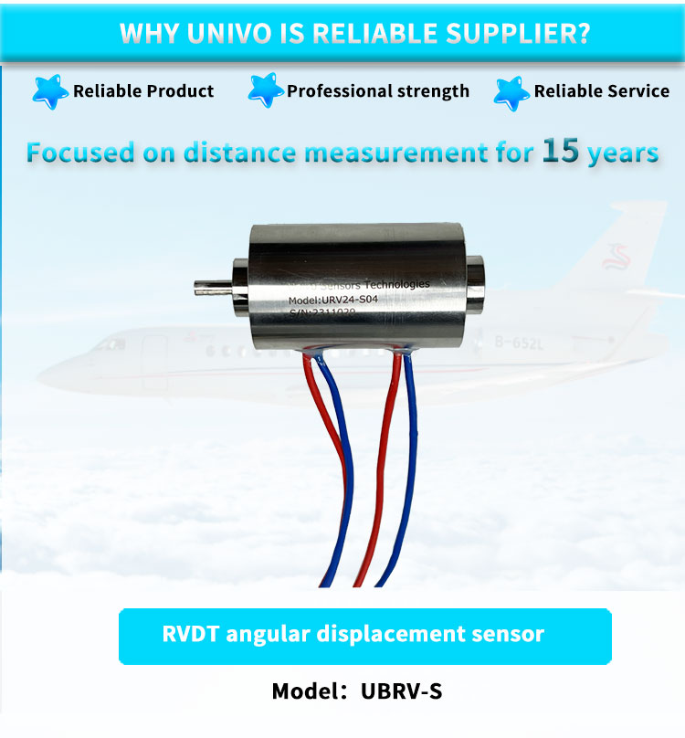 UBRV-SY Rotary Variable Differential Transformer RVDT Sensors With 3°0 Range