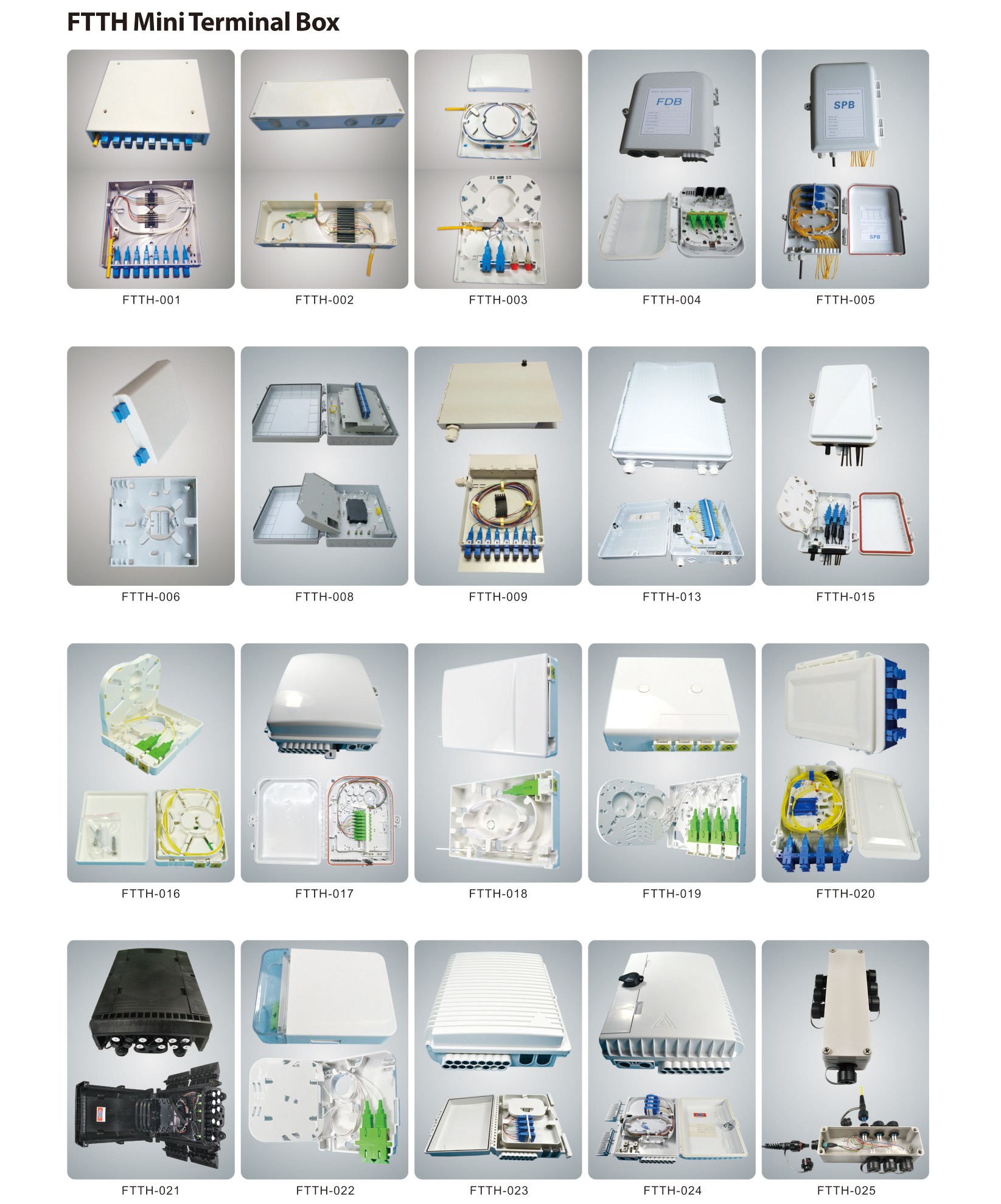 IP67 Waterproof FTTA Fiber Optic Box Outdoor With SC ODVA MPO Connector