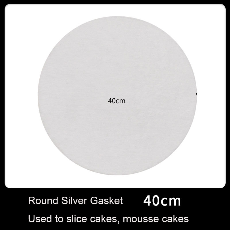 Direct Exquisite Food Grade Circle Cardboard Cake Paper Boards Round Silver Base Tray