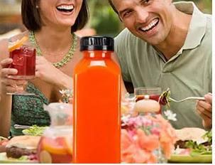 Juice Round Bottle Plastic With Lid Packing Bottles For Juice Pet Plastic Juice Bottles