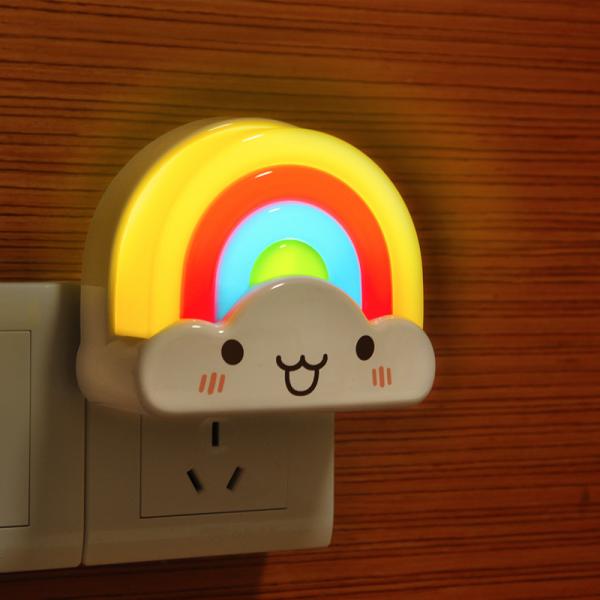 Cheapest price led night light Kids Led rainbow Night Light lamps led christmas