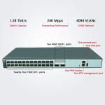 Efficiently Connect with Our Managed Network Switch Featuring 10/100/1000Mbps