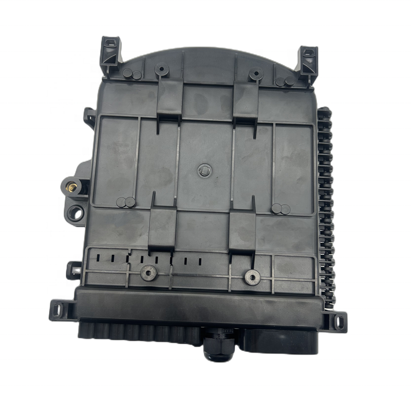 PC ABS Material FTTH Black Outdoor Wall Mounted 24/12 Cores SC APC Fiber Terminal Box