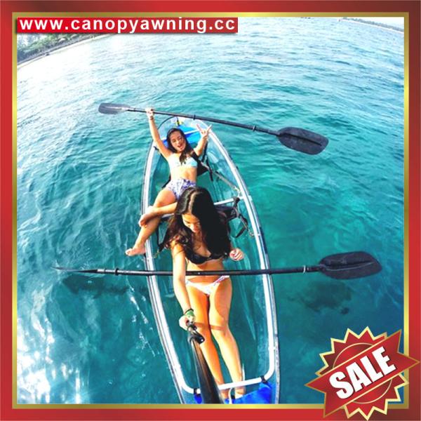 small PC boat,clear canoe,polycarbonate kayak,PC yacht,transparent canoe,pc