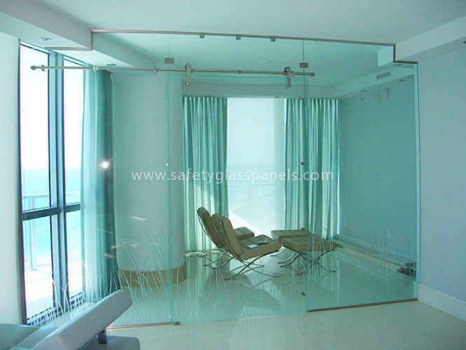 Custom Clear Tempered Safety Glass For Coffee Table / House Window