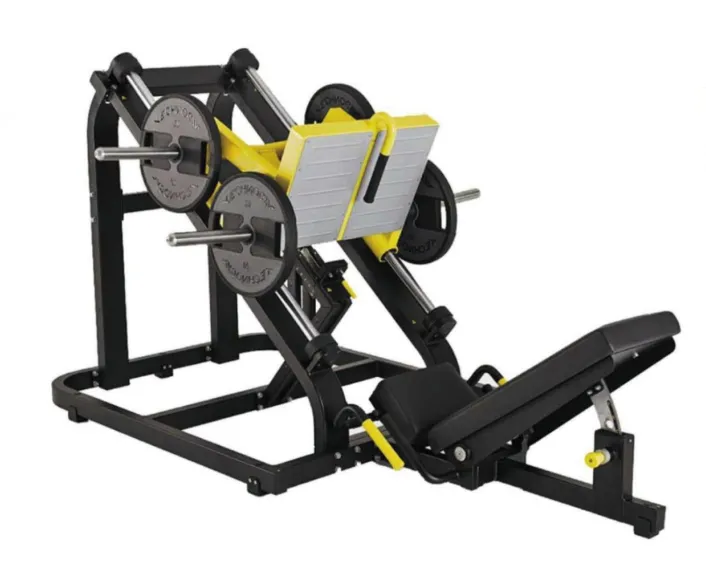 Plate Loaded 45 Degree Leg Press Hack Slide Calf Glutes Hack Squat Gym