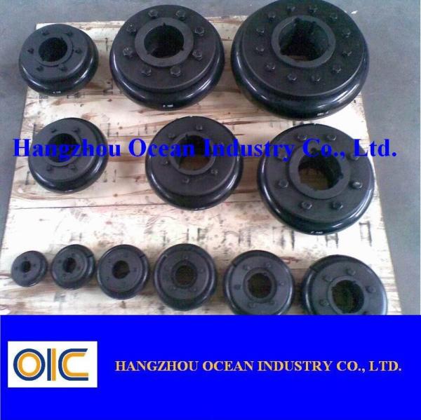 Flanged Hydraulic Hose Couplings Keyway Size 6 Mm for Heavy-Duty and Fluid