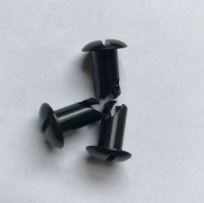 Black Aluminum Sprint Car DZUS Fasteners 5/16 x 0.500 Inch Quarter Turn DZUS Button for Race Car Part Replacement