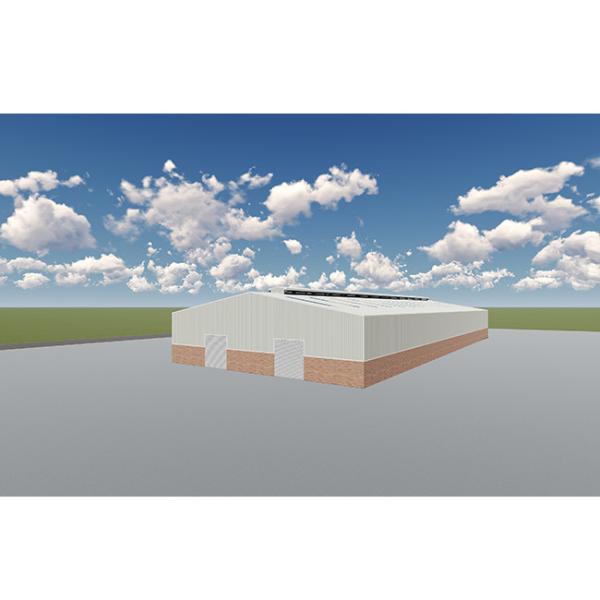 Modular Prefabricated Steel Structure Factory Building Economical Industrial