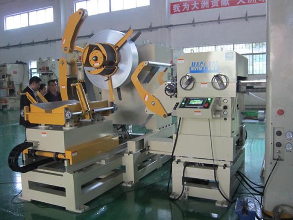 High - Speed NC Decoiler Straightener Feeder Air Pressure Device Punching