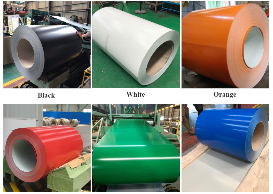 Surface Hardness ≥60HRB Color Coated Steel Coil With Inner Diameter 508mm / 610mm