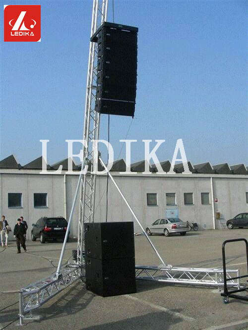 Top Quality Performance Aluminum Spigot Truss Line Array Stands 3mm Thickness