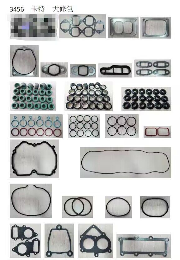 Engine 3456 Full Overhaul Gasket Kit Steel Material