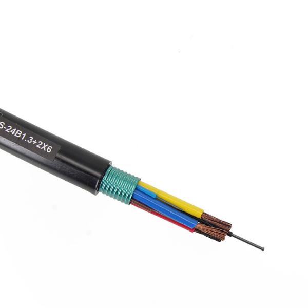 Optical Power Composite Cable With Steel Tape GDTS GDTA Hybrid Fiber Power Cable