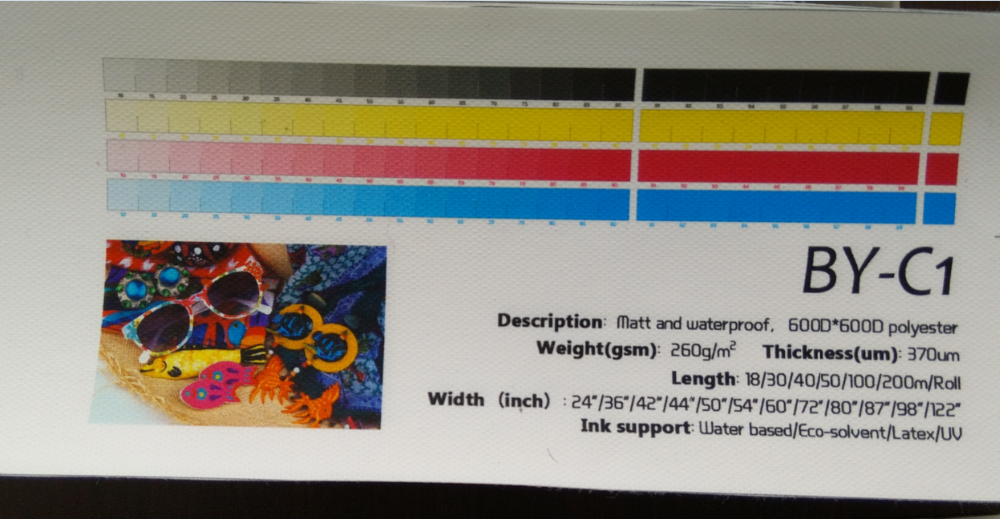 BY-C1 waterproof printing canvas for interior decoration