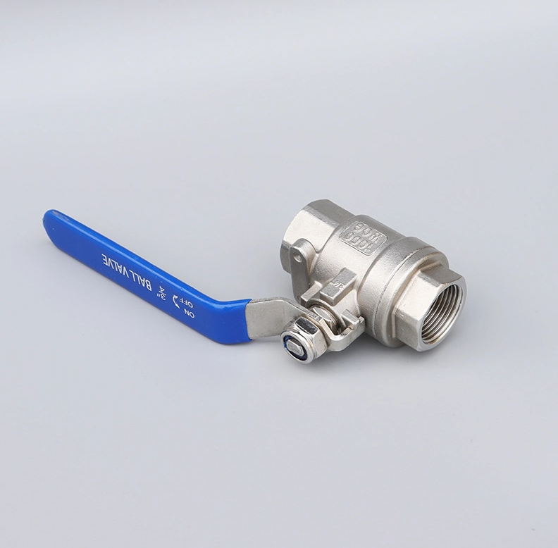 Safety Structure Stainless Steel Ball Valve with Steel Handle Customized