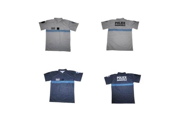 Moisture Wicking Custom Polo Shirts With Logo Polyester Mesh Heat Transfer