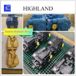 Harvester Tandem Piston Pump Manual Loading Mode For Hydraulic System Components