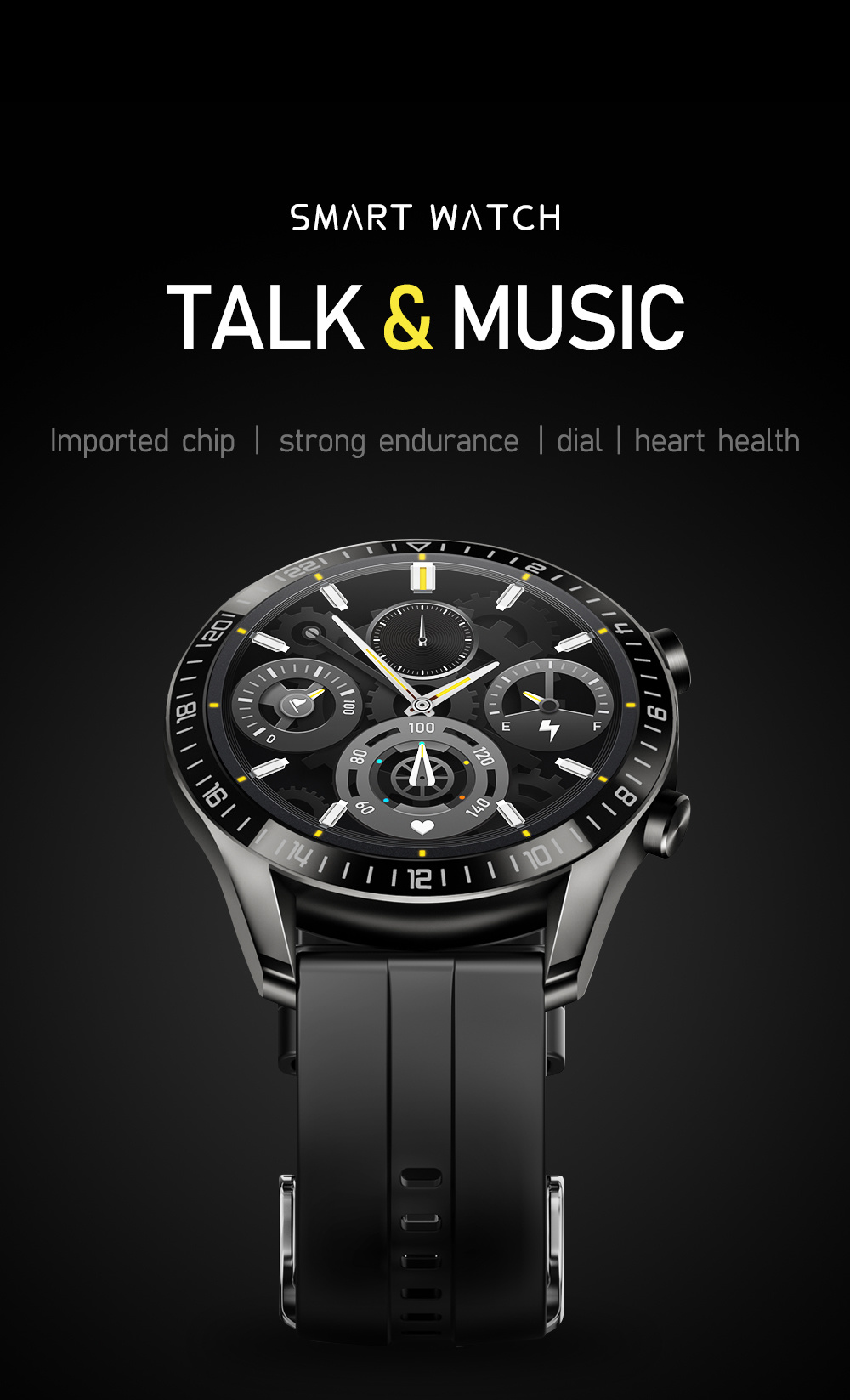 2022 New Bluetooth Dial Call Music Fitness Tracker Heart Rate Monitoring Wristband Um59z Sports Men Smart Bracelet Watch
