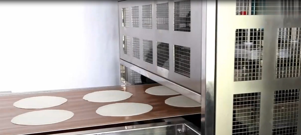 2800pcs/H Commercial Automatic Roti Maker Complete Processing Tortilla Making Equipment