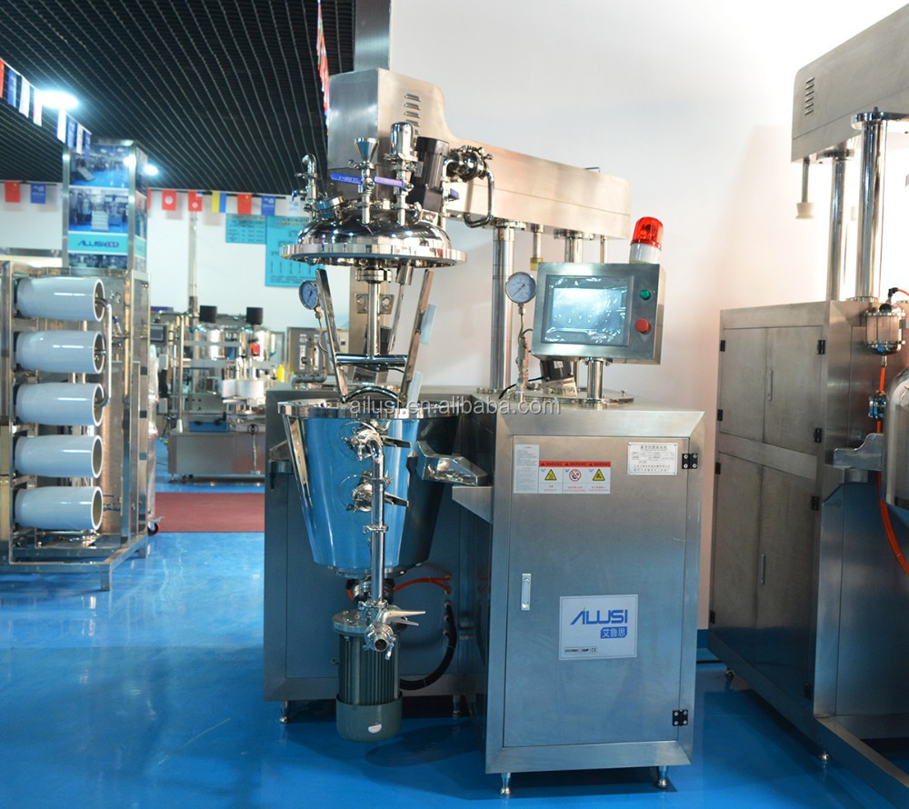 500L Stainless Steel Tank Emulsifier Mixing Machine Cosmetic Production Boiler Toothpaste Cream Mixer Machine