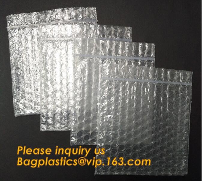 air mail metallic holographi rose gold bubble padded mailer / Zip lockkk bubble bag/ slider bubble bag,Holographic Factory
