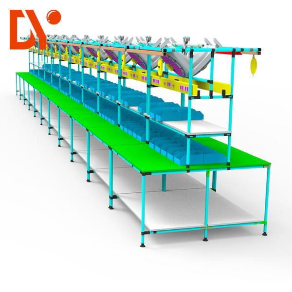 Customized Lean Assembly Workstations DY148 , Stainless Steel Assembly Line