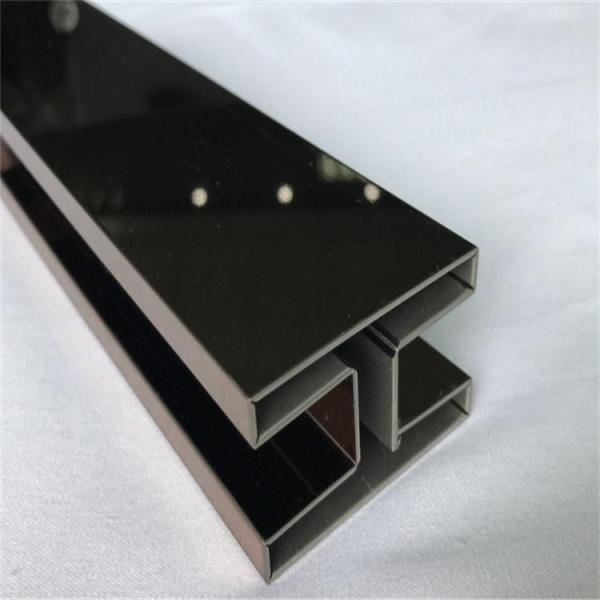 Mirror Finish Black Stainless Steel Trim Strip 201 304 316 for wall ceiling