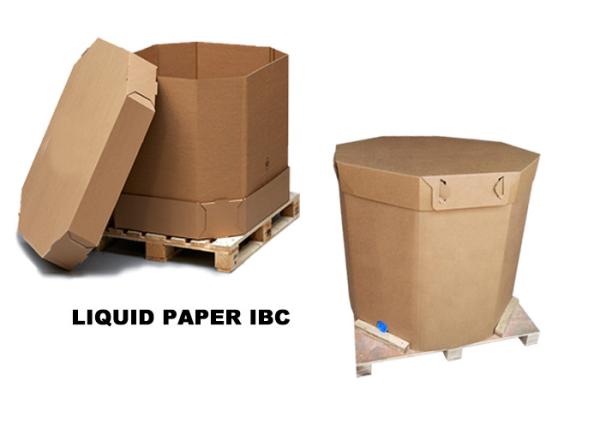 Food Grade Bulk Paper IBC Container Liquid Container Boxes Collapsible