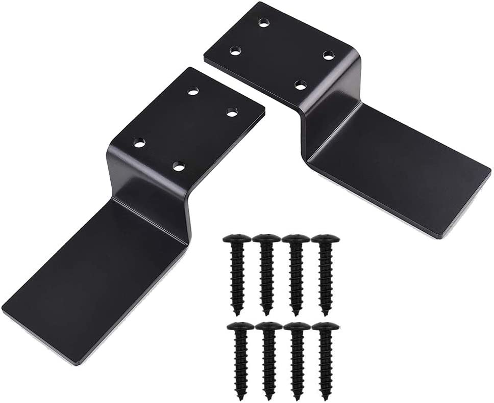 Wood Frame Mounting Connector Black Steel Z Bracket with Powder Coating