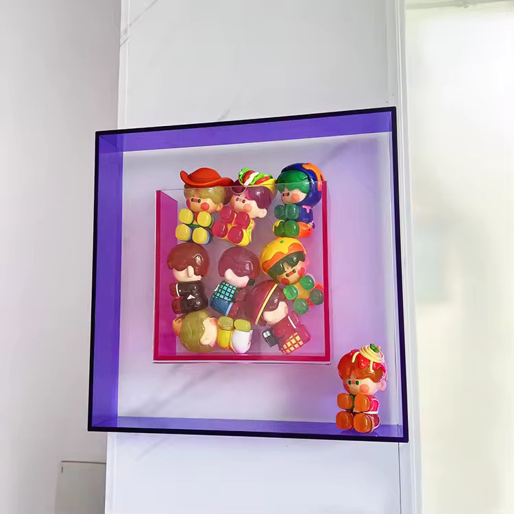 5''X 7'' Acrylic Photo Frame Square Acrylic Shadow Box Frame Wall Mounted Double Side