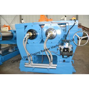 Automatic Two Roll Mill Rubber Mixer Hydraulic Distance Turning Open Mixing Mill