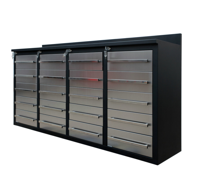 2024 Customizable Professional Workbench with Drawers and Stainless Steel Handles